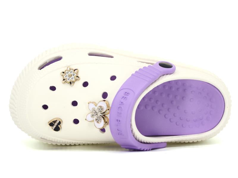 Clogs Vanilla & Purple