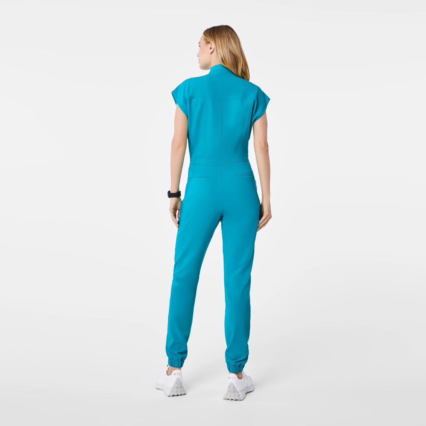 Figs Teal Rafaela Cargo - ScrubJumpsuit