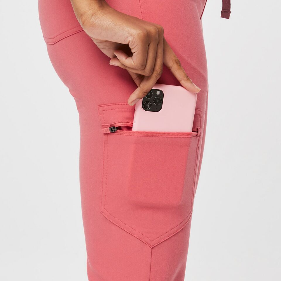 Figs High Waisted Zamora Desert Rose - Pants