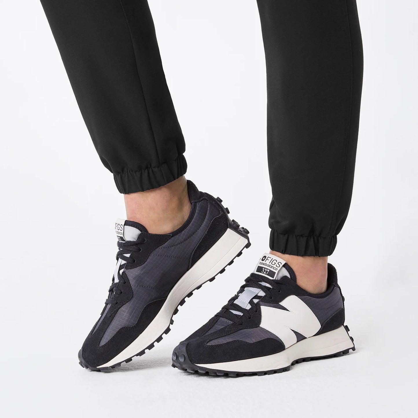 Figs Rafaela Cargo ScrubJumpsuit Black