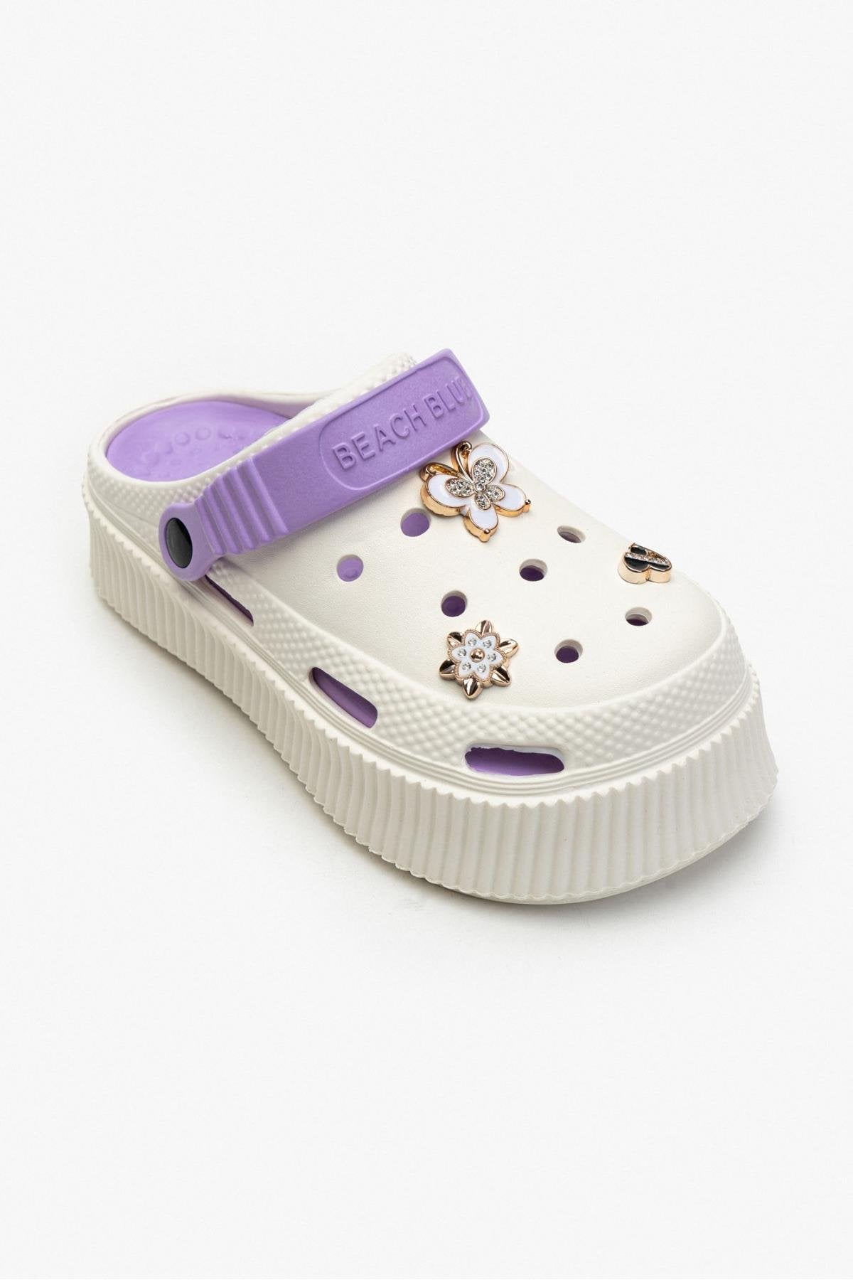 Clogs Vanilla & Purple