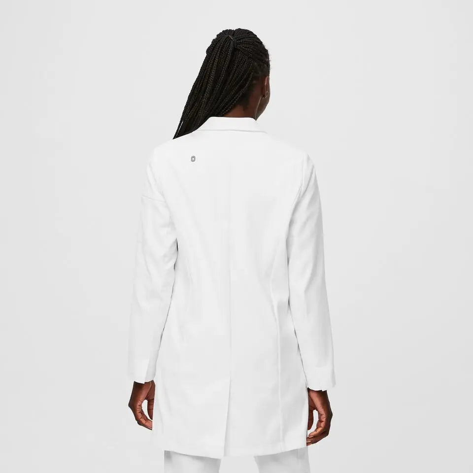 Optic White Double Breasted - Lab Coat