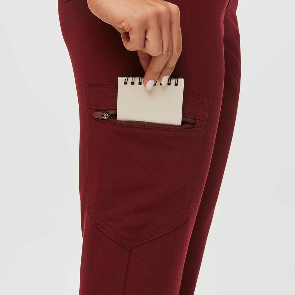 Figs Burgundy Inala Jogger