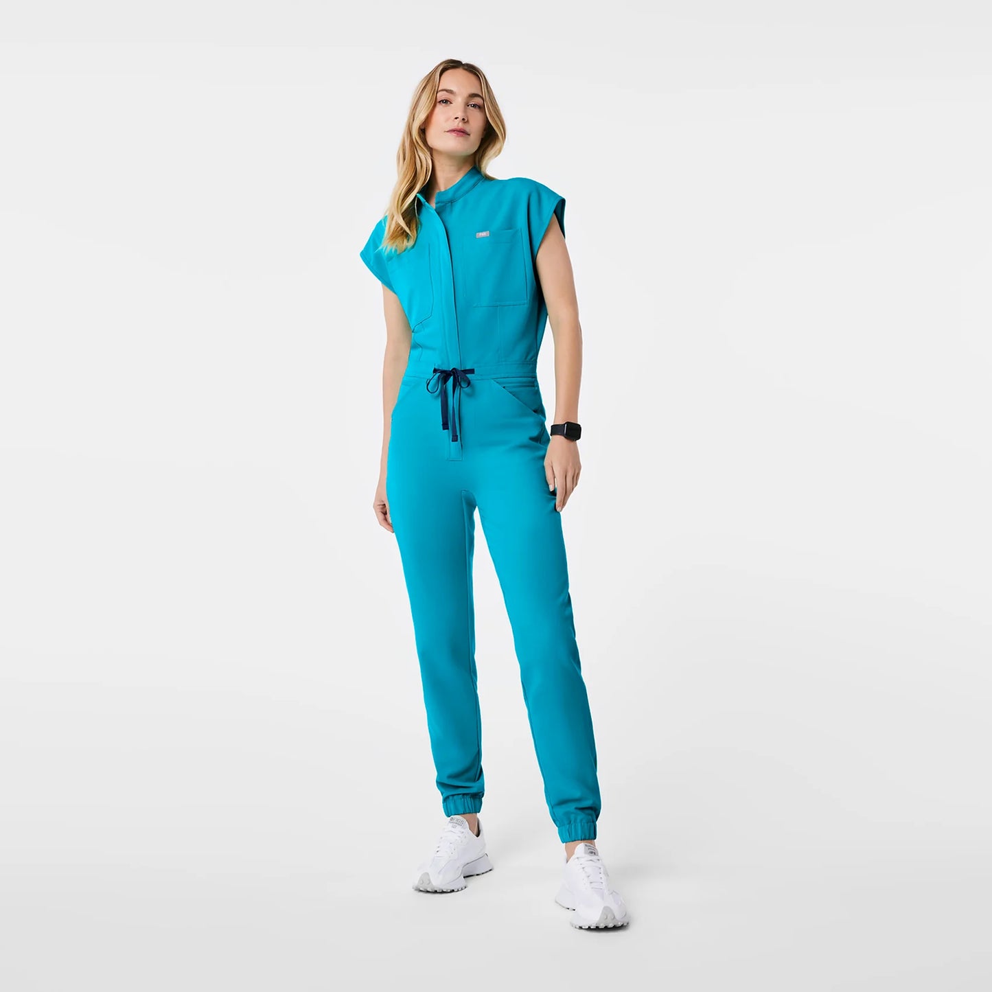 Figs Teal Rafaela Cargo - ScrubJumpsuit