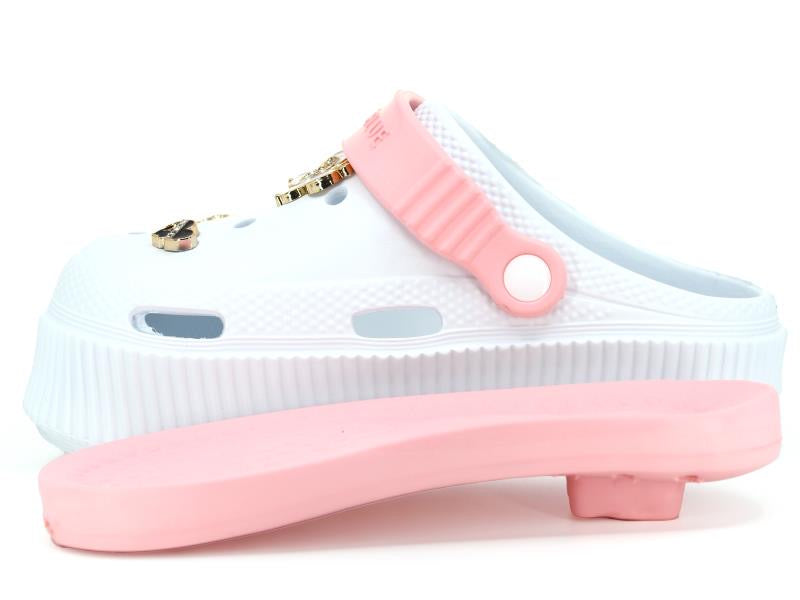 Clogs White & Pink