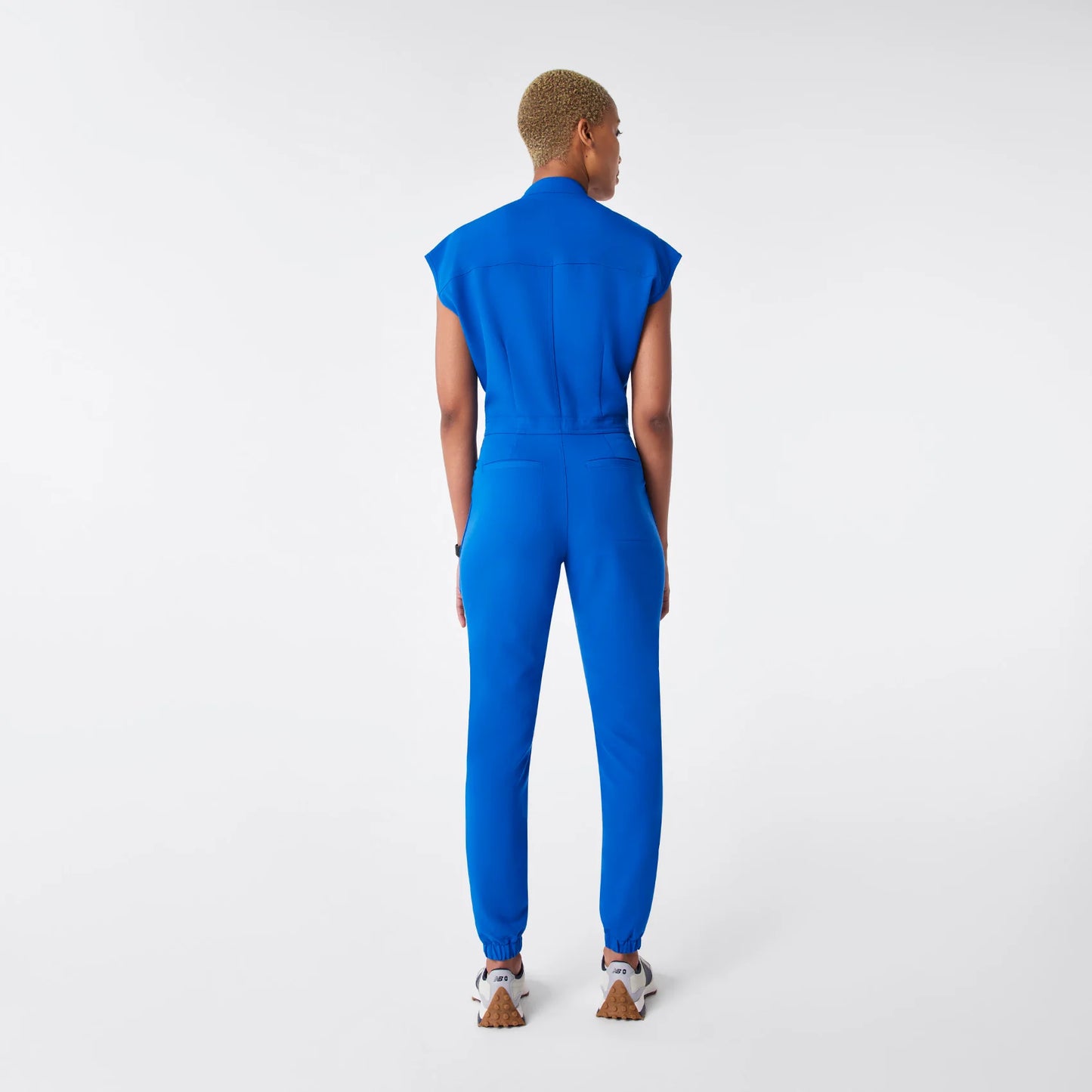 Figs Royal Blue Rafaela Cargo ScrubJumpsuit