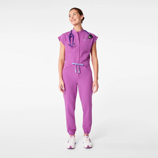 Figs UltraBerry Rafaela Cargo ScrubJumpsuit