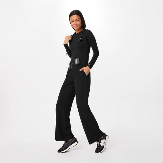 Catarina Isabel Wide Leg High Waisted Black