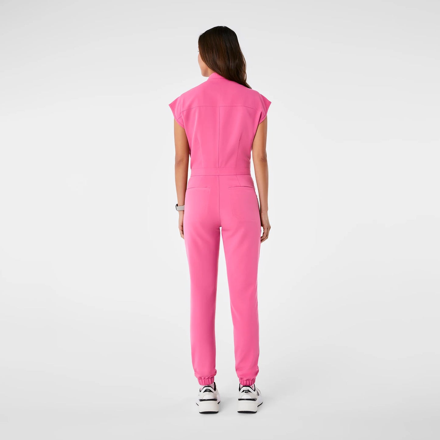 Figs Pink Rafaela Cargo ScrubJumpsuit
