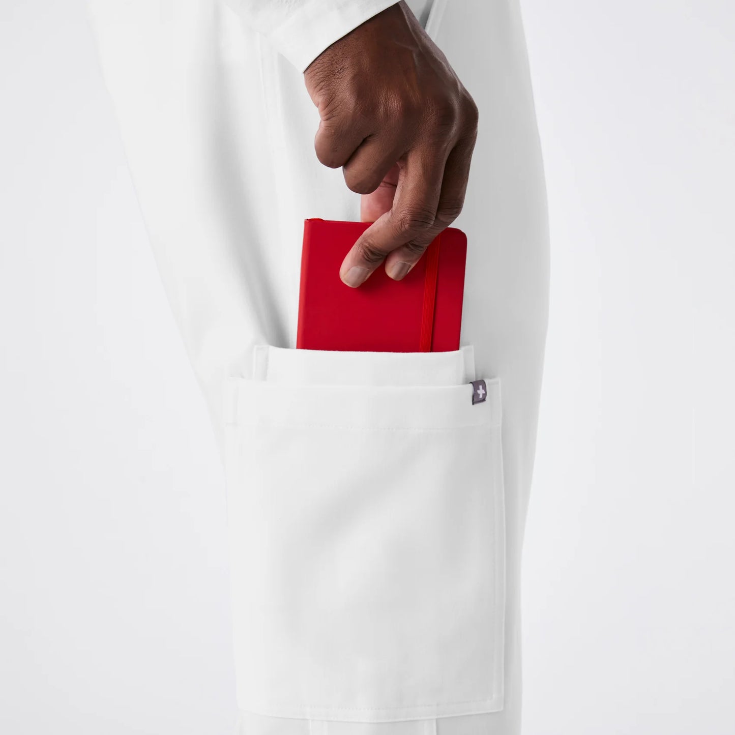 Optic White Double Breasted - Lab Coat