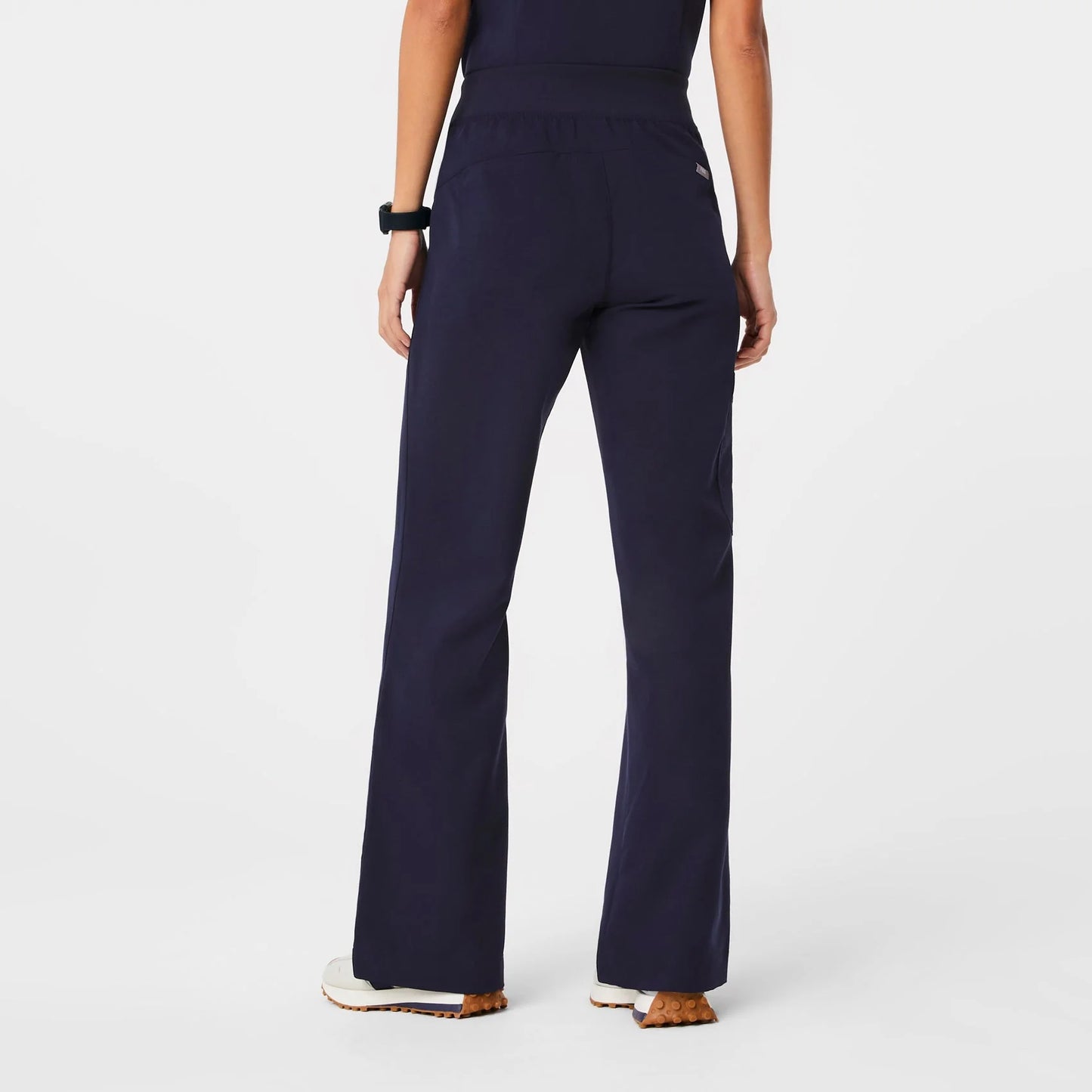Figs Isabel Wide Leg High Waisted Navy