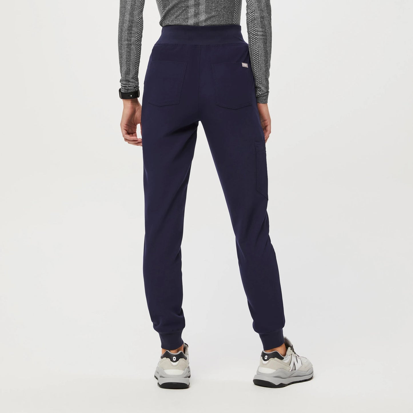 Rafaela Navy Oversized Scrub High Waisted
