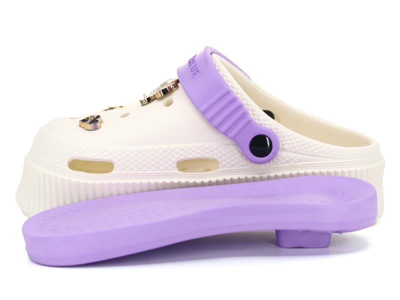 Clogs Vanilla & Purple