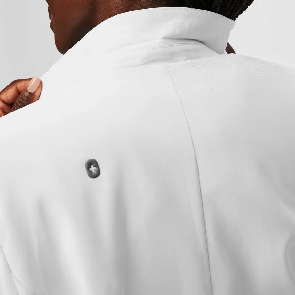 Optic White Double Breasted - Lab Coat