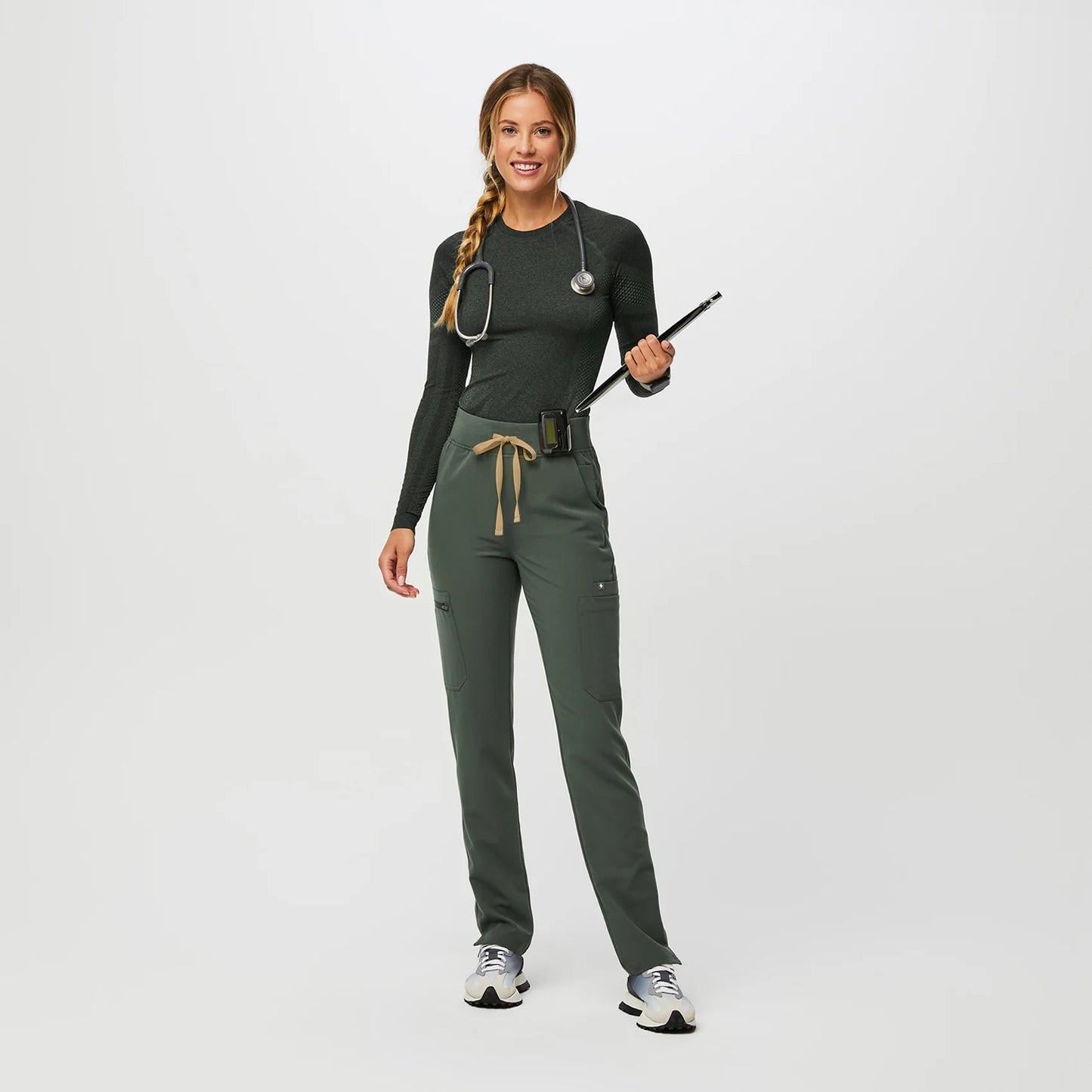 Catarina High Waisted Moss
