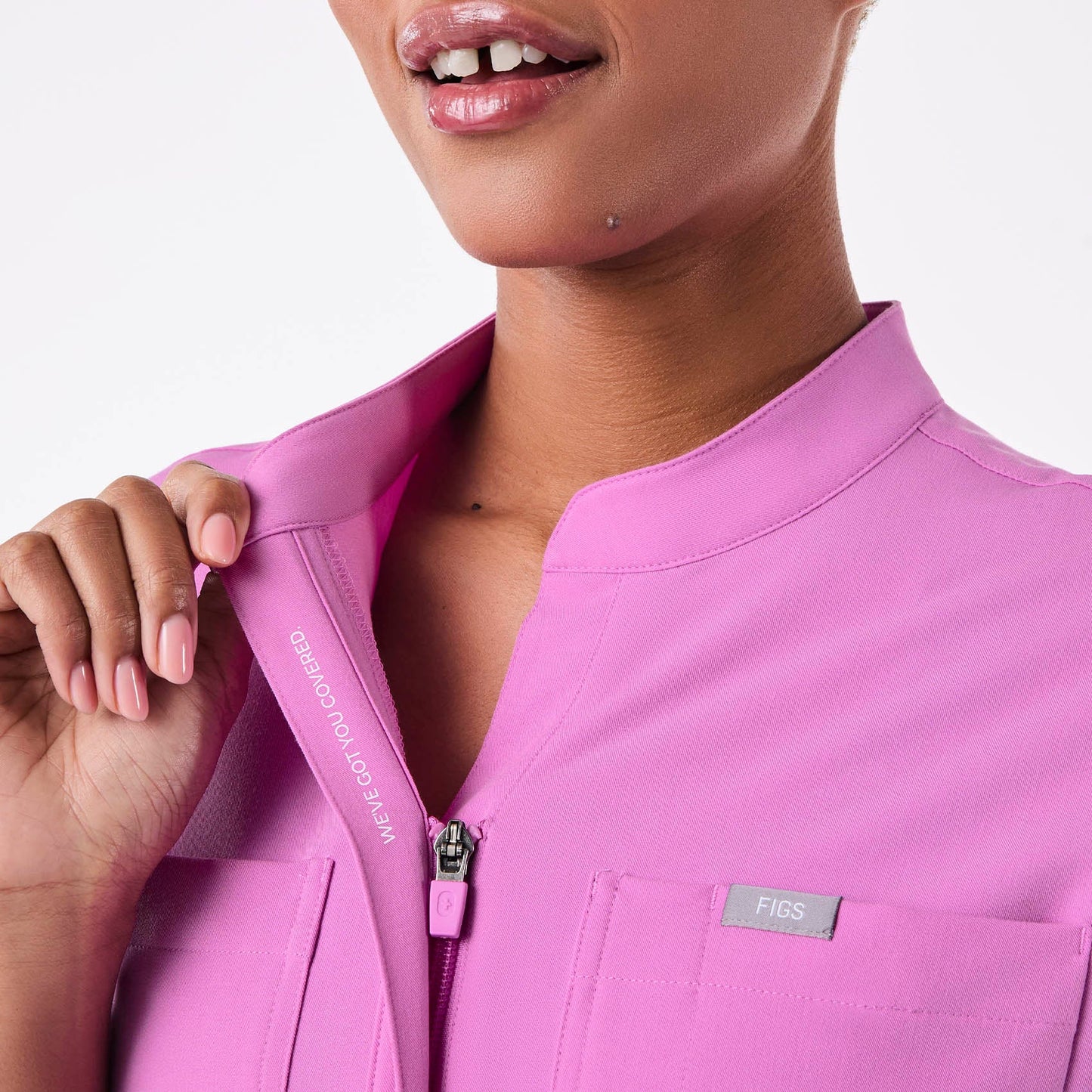 Figs Pink Cloud Rafaela Cargo 
ScrubJumpsuit