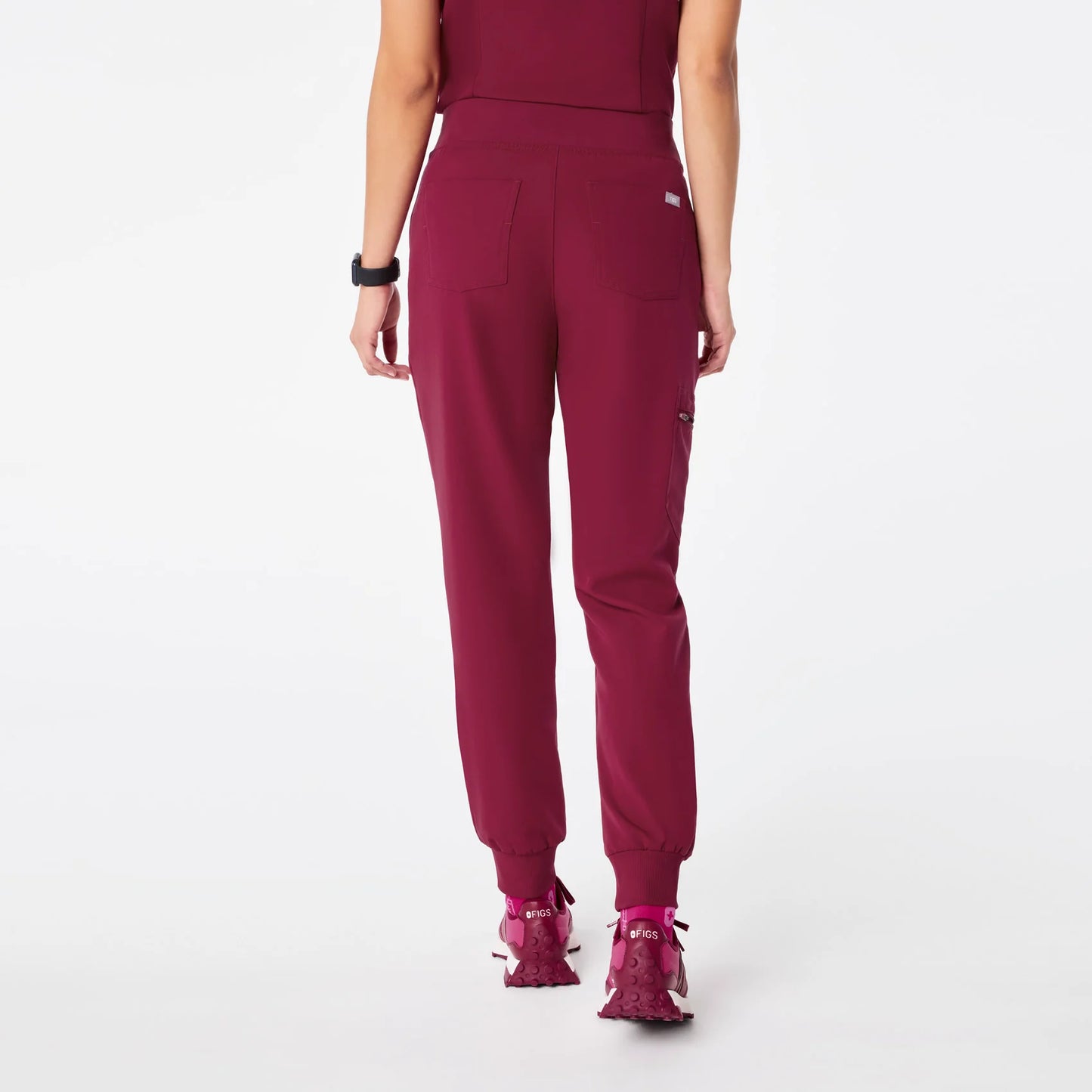 Catarina High Waisted Deep Cranberry