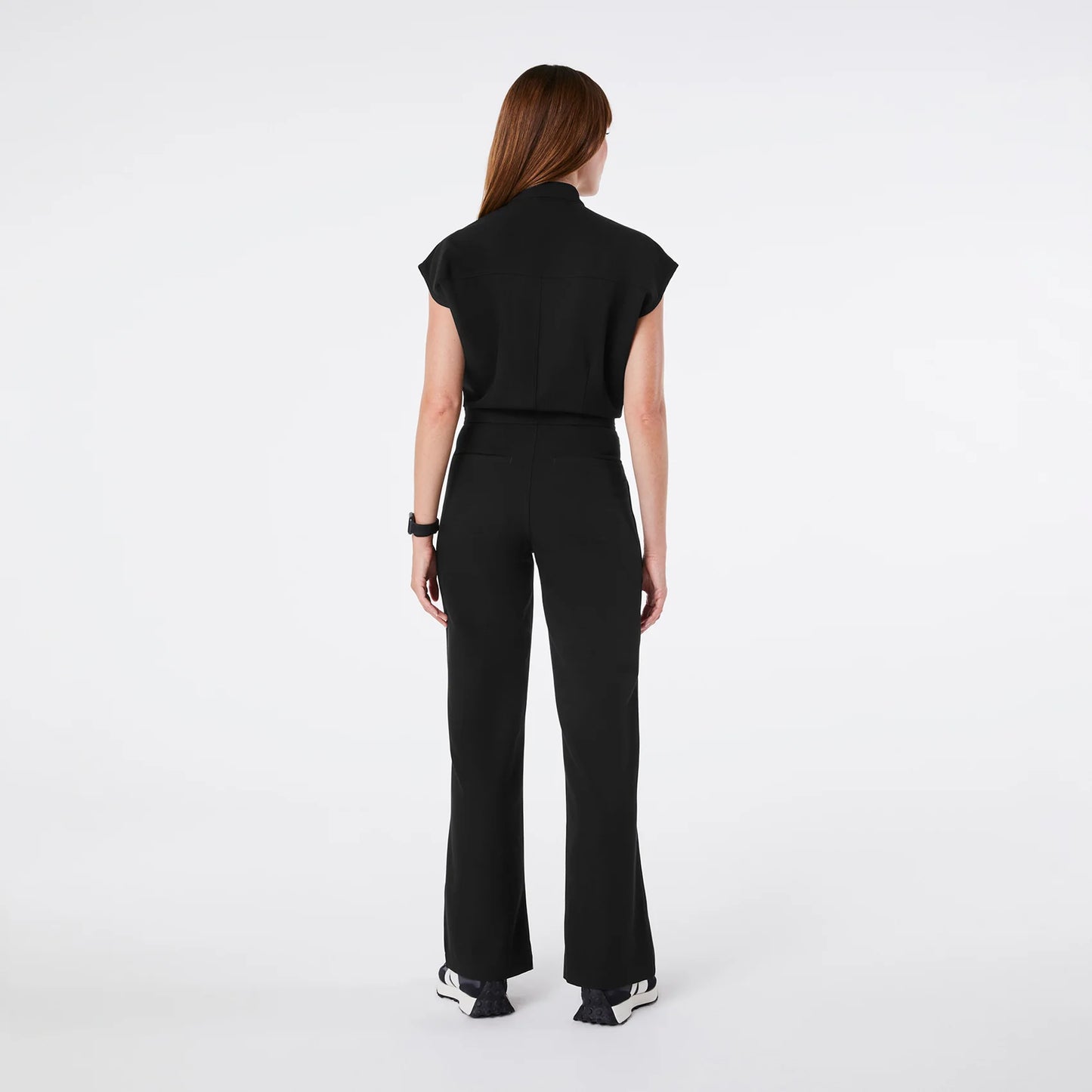 Figs Black Rafaela Wide Leg - ScrubJumpsuit