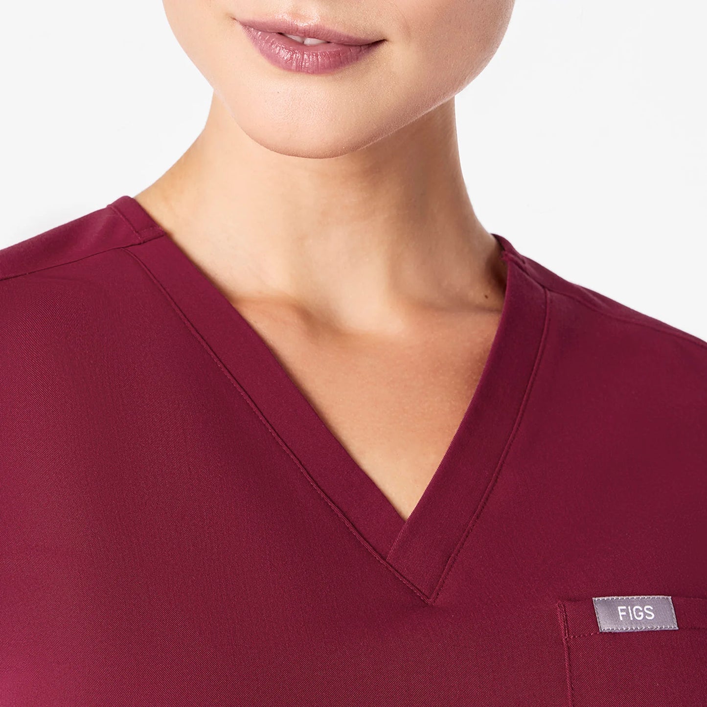 Catarina High Waisted Deep Cranberry