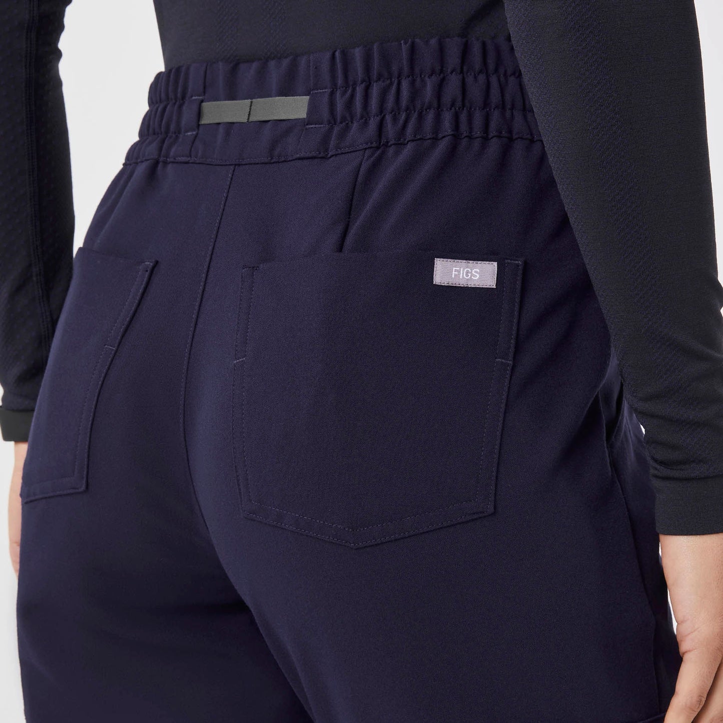 Figs Catarina High Waisted Navy