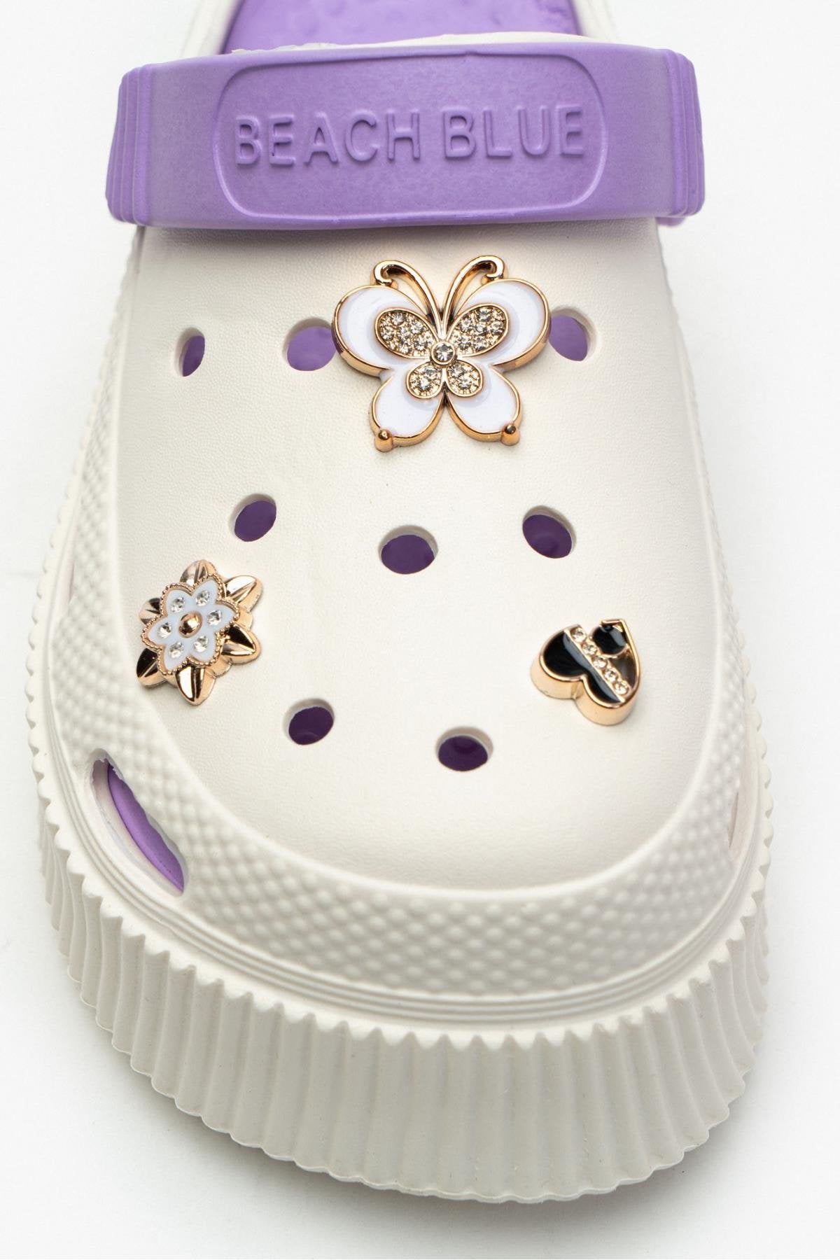 Clogs Vanilla & Purple