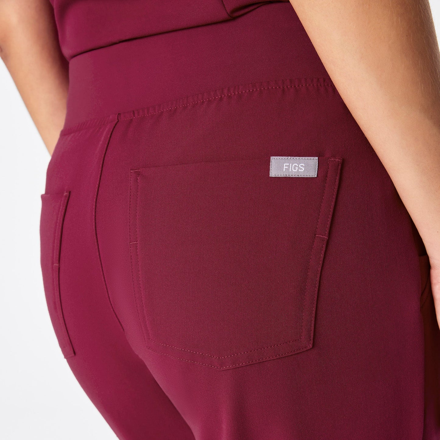 Catarina High Waisted Deep Cranberry