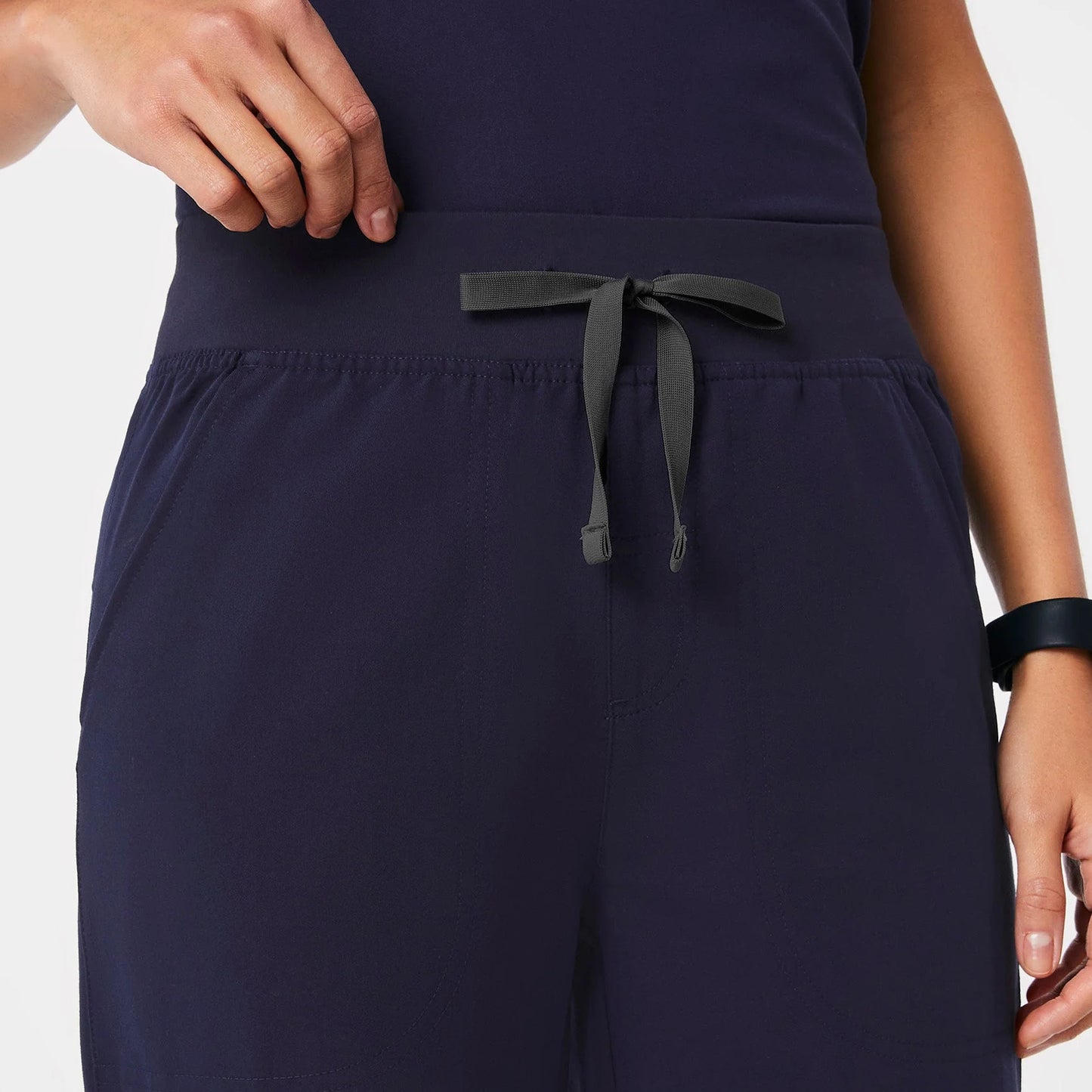 Figs Isabel Wide Leg High Waisted Navy