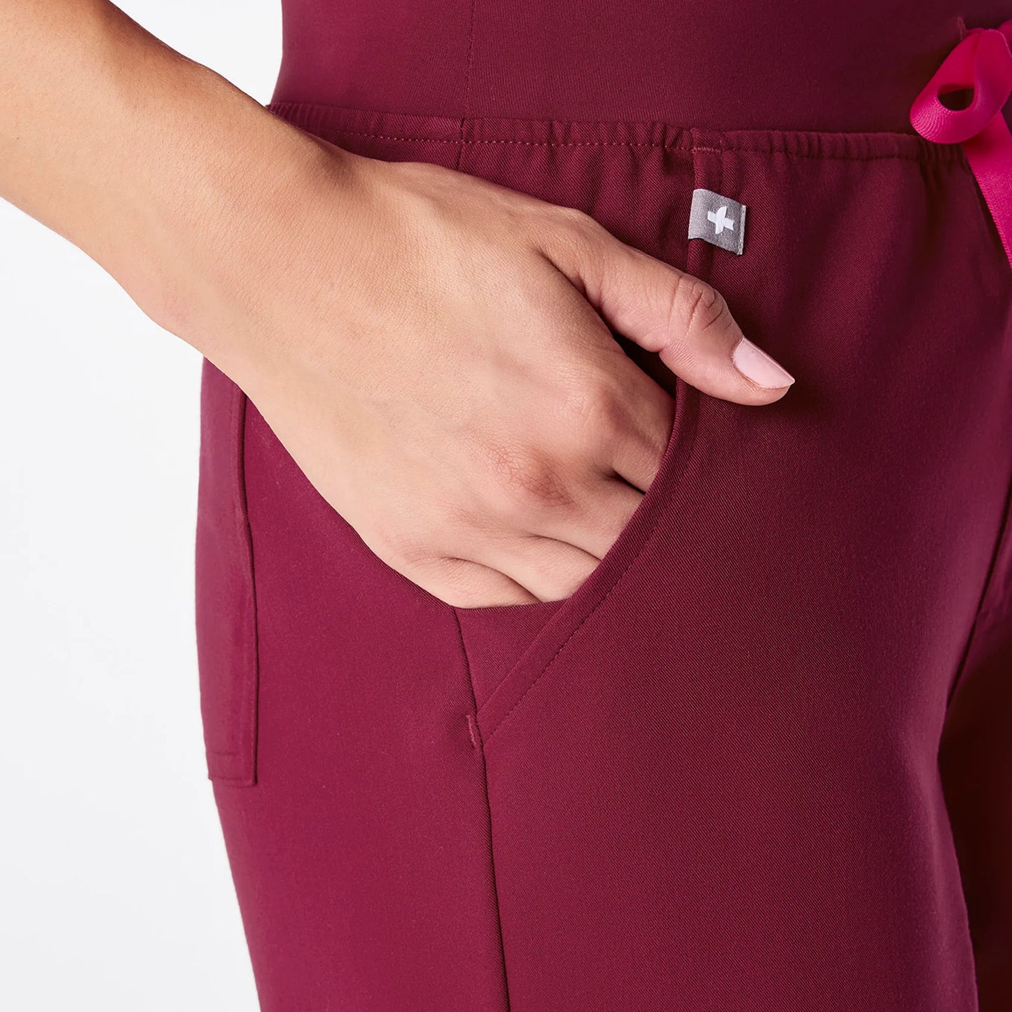 Catarina High Waisted Deep Cranberry