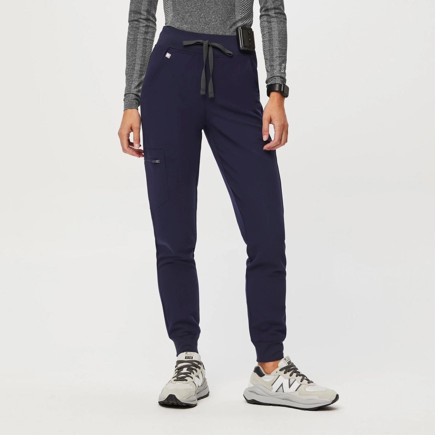 Rafaela Navy Oversized Scrub High Waisted