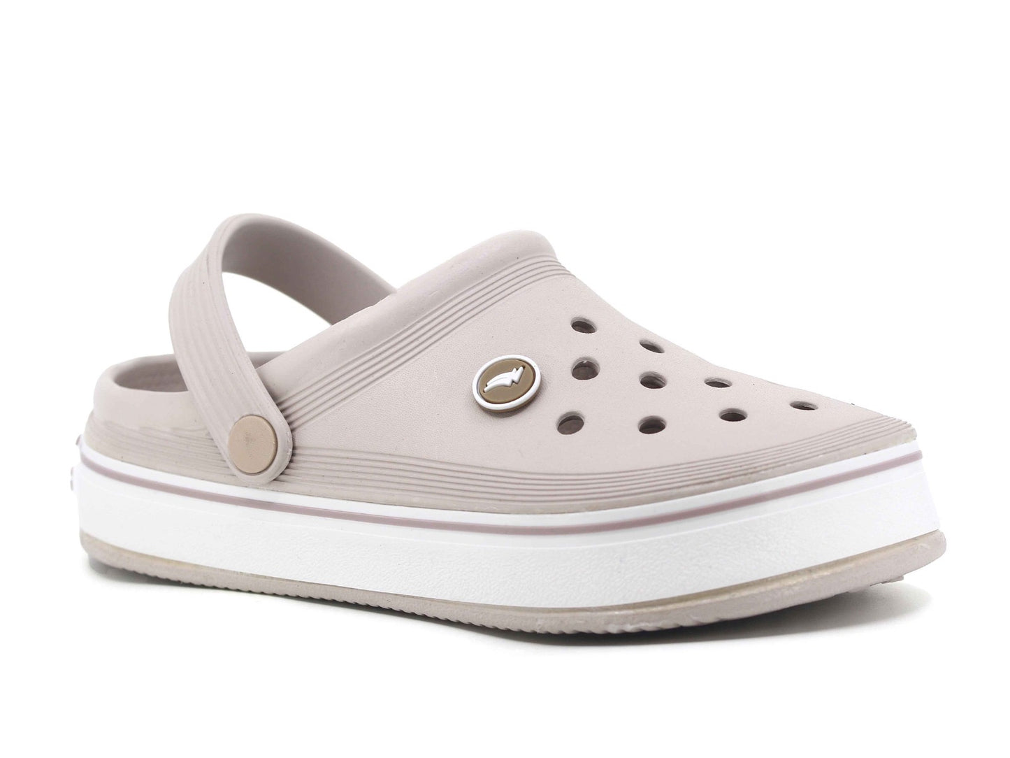 Beige Clogs