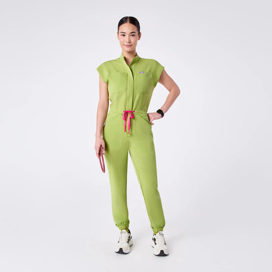 Figs Matcha Rafaela Cargo ScrubJumpsuit