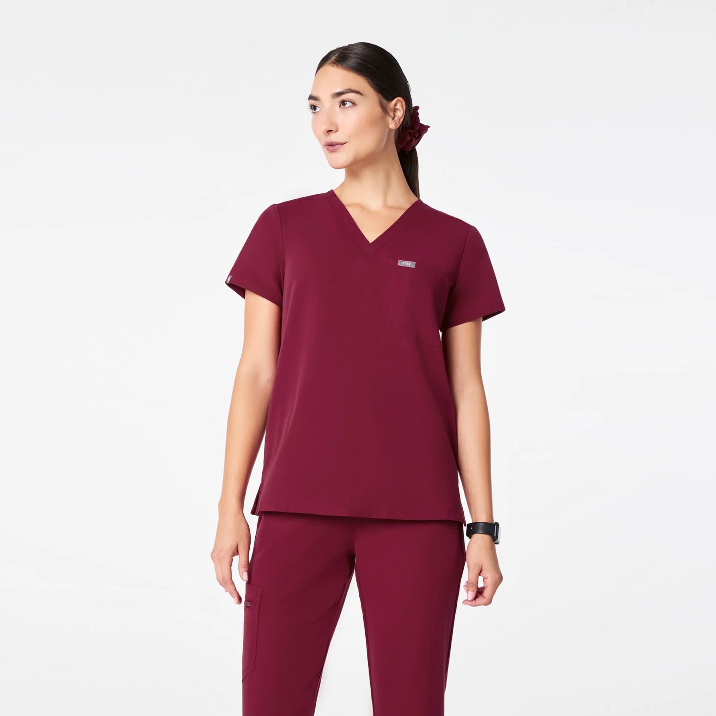 Catarina High Waisted Deep Cranberry