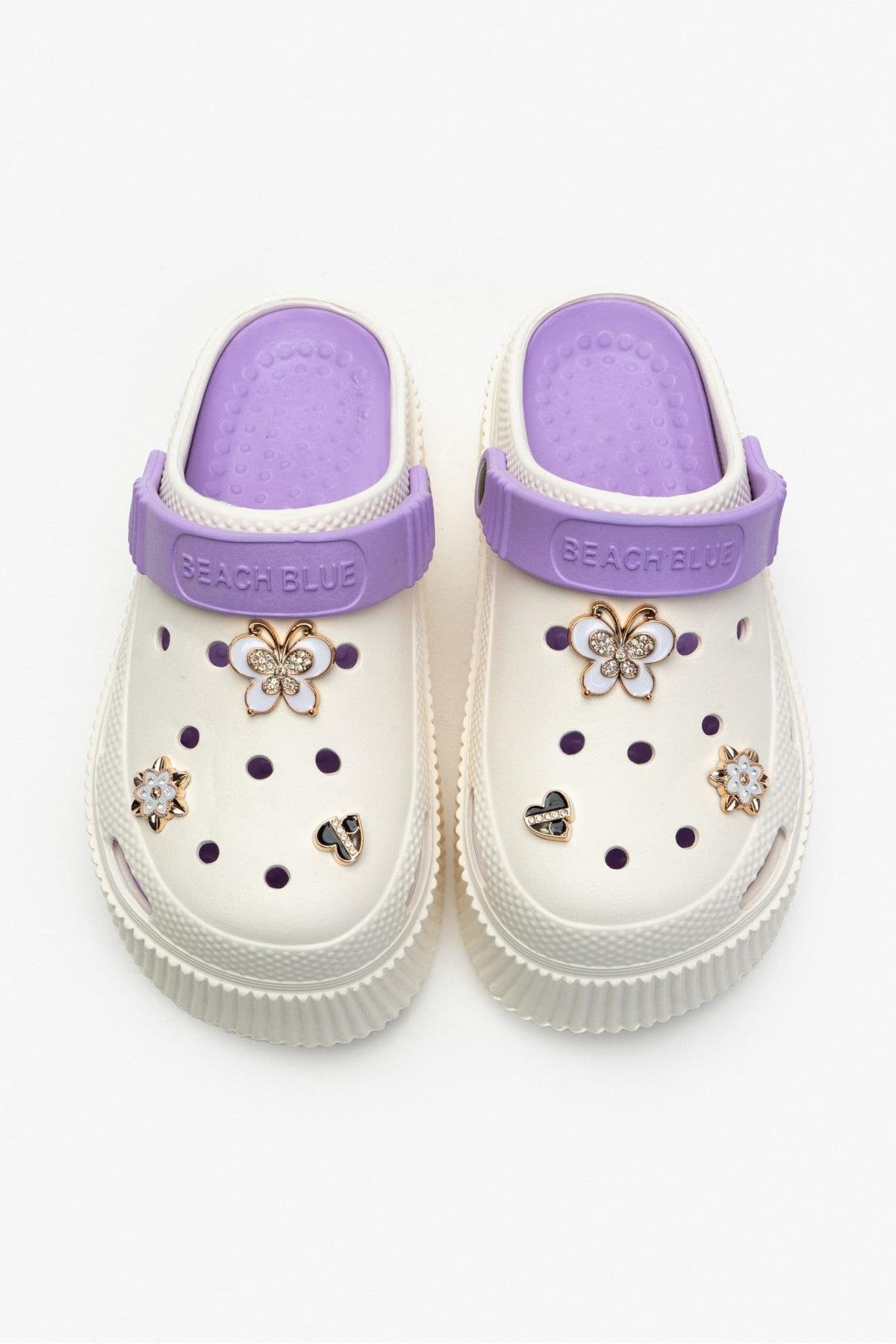 Clogs Vanilla & Purple