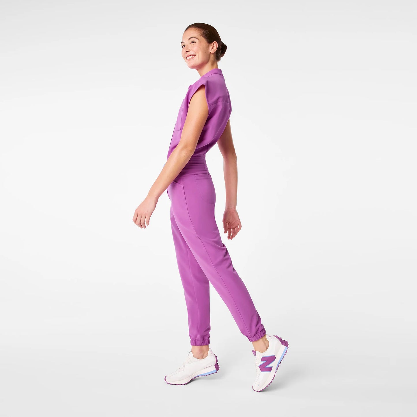 Figs UltraBerry Rafaela Cargo ScrubJumpsuit