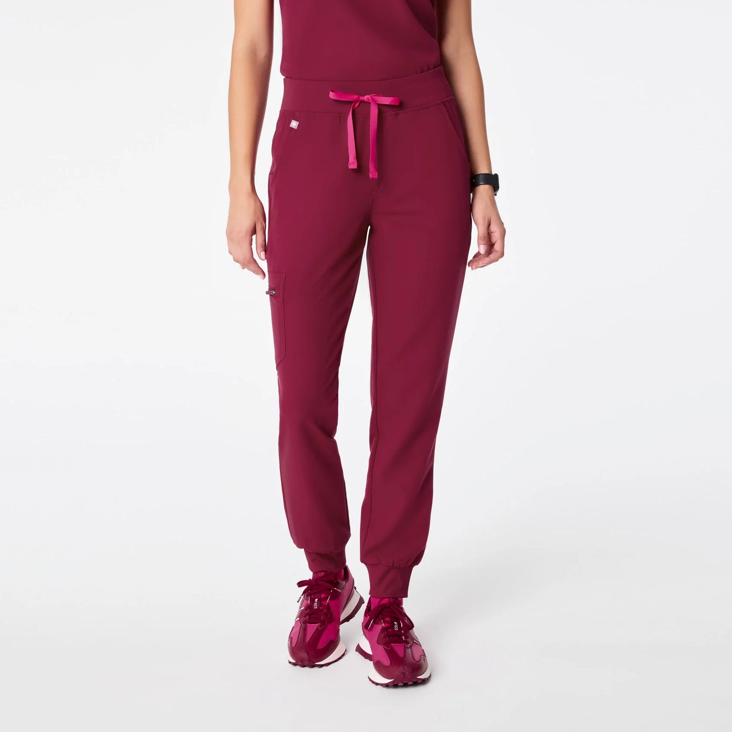 Catarina High Waisted Deep Cranberry