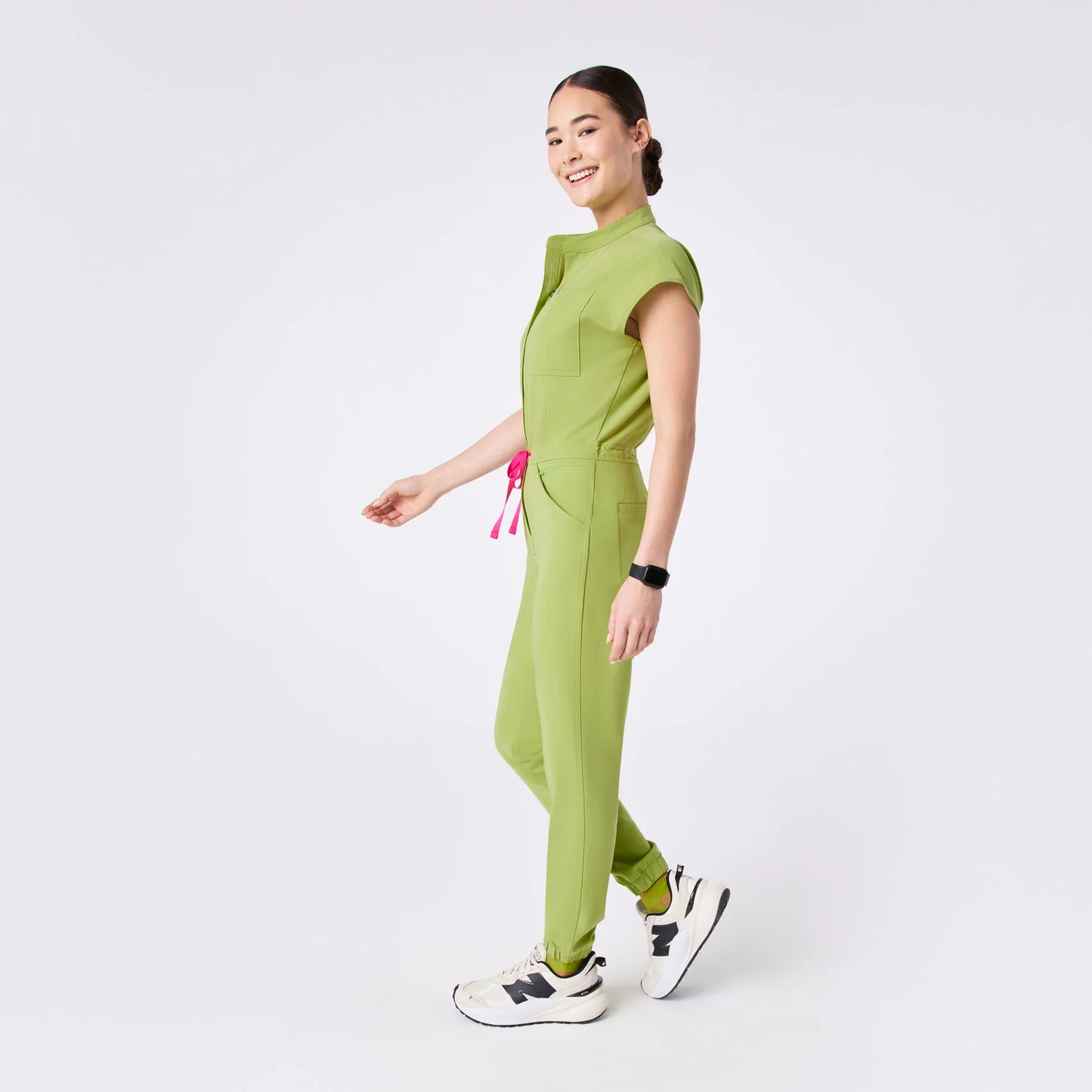 Figs Matcha Rafaela Cargo ScrubJumpsuit