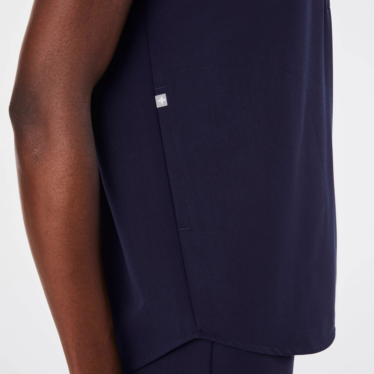 Rafaela Navy Oversized Scrub High Waisted
