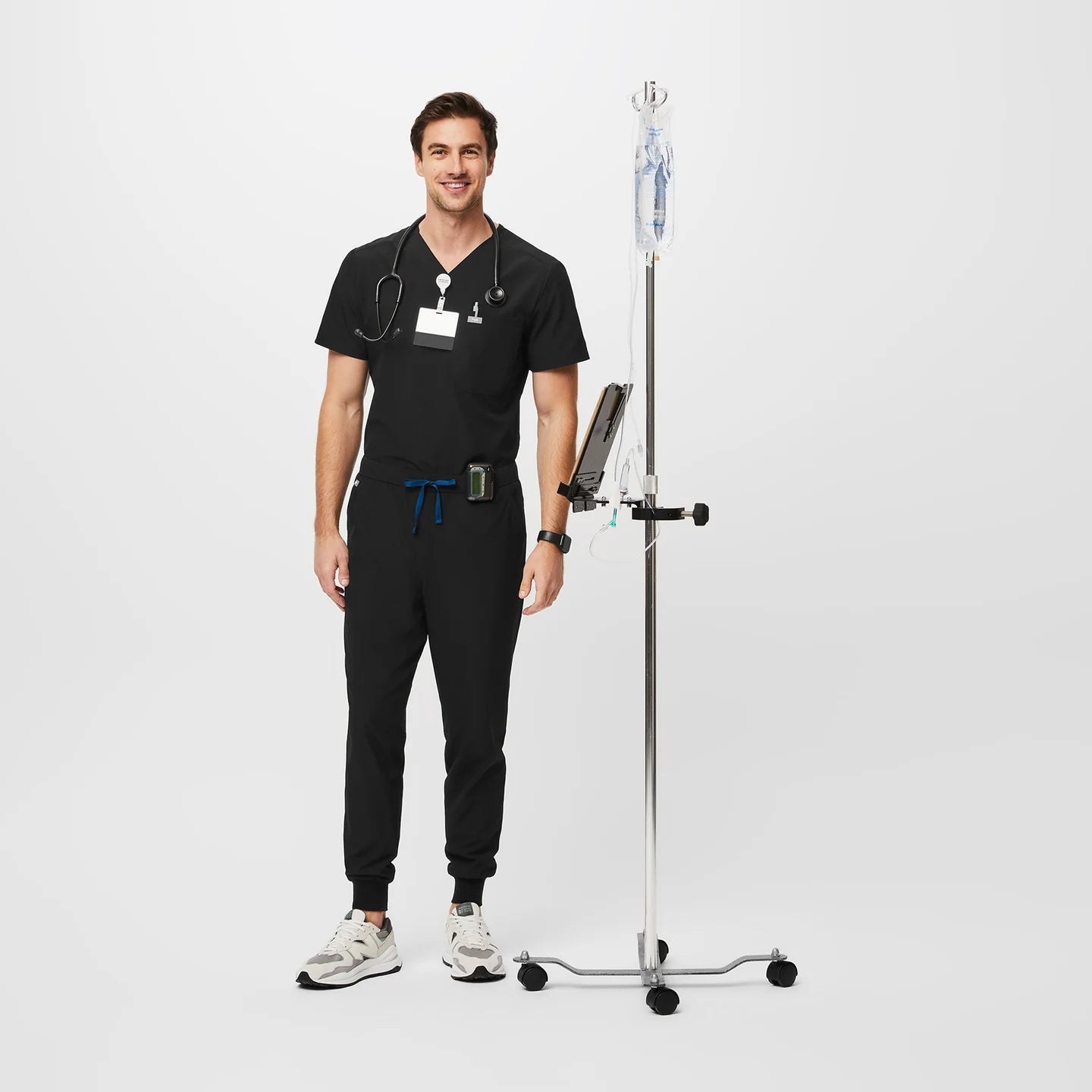 Figs FREEx Leon Black Jogger